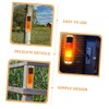 BUGUUYO Solar Warning Light Solar Caution Lamp for Garden and