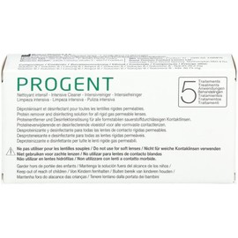 Menicon Progent SP Kontaktlinsen Intensivreiniger je 5 Ampullen A+B + Behälter (2x)