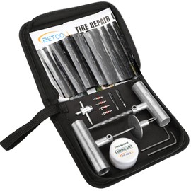 BETOOLL Tire Repair Kit, Tire Plug Kit with Plugs for Car, Motorcycle, Jeep, RV, ATV, SUV, Truck, Trailer, Tractor, Lawn Mower, Set of 44