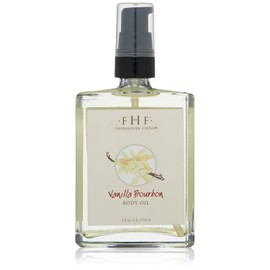 FarmHouse Fresh Vanilla Bourbon Body Oil, Vanilla Bourbon, 4 fl. oz.