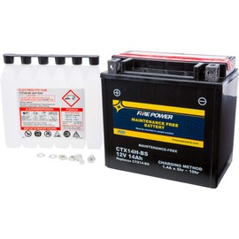 Fire Power Maintenance Free Battery CTX14H-BS Compatible With Honda GL1500CF Valkyrie Interstate 1999-2001