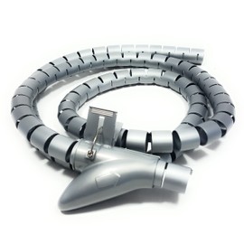 Bambelaa! Cable conduit 1.5 m, 3 m cable duct, can be shortened. Plastic flexible cable organisation, 20mm, 30mm diameter
