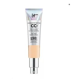 It Cosmetics CC Cream con Protector Solar FPS 50+ - Base Correctora de Cobertura Completa, con Suero Hidratante Anti Signos de la Edad, Vitamina E y N