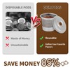 AODPWEN 2 Pack Reusable Pods for Ninja Dual Brew Coffee