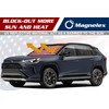 American Flag Windshield Sun Shade, High-Resolution Car Shield with Mirror