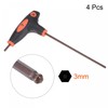 sourcing map 3mm Ball End Hex Key T-Handle Wrench Spanner,