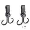 Stroller Hooks for Bags & Accessories – 360° Rotating Double