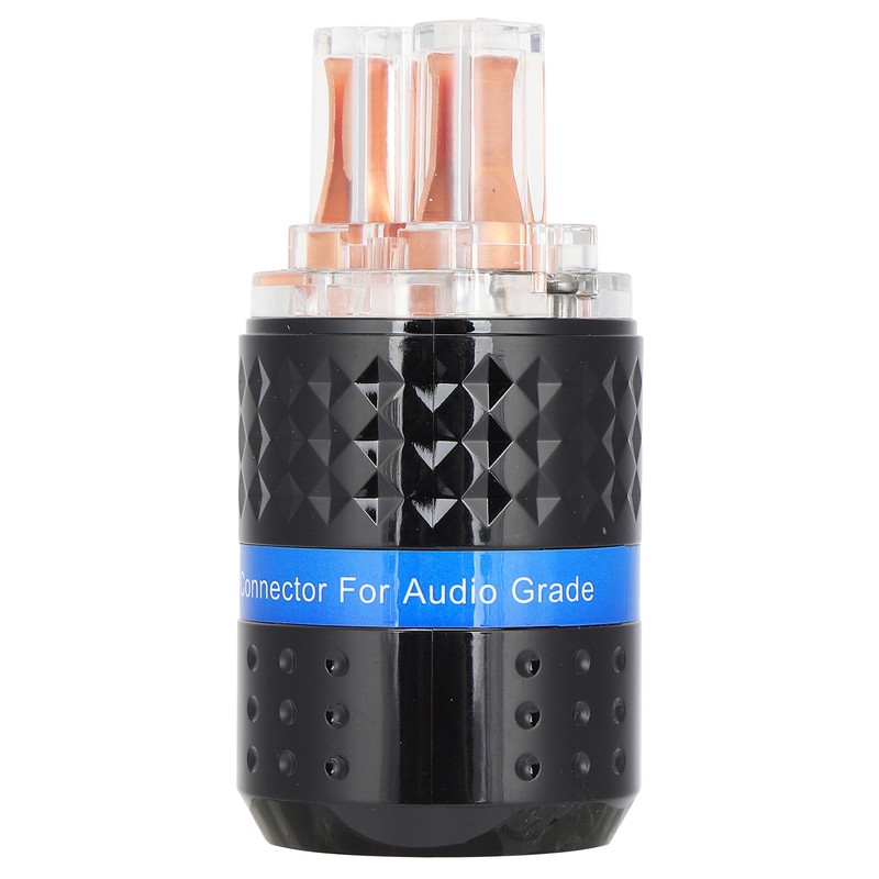 Monosaudio E103/F103 Power Plug Transparent Pure Copper Power Plug Audio