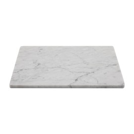 Adolif Natural Carrara White Marble Pastry and Cutting Board, 12x16x0.5 Inch, Heavy for Dough Chocolate, Pack of 1