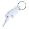 Komonee Parrot Silver Bottle Opener Key Chain Metal Wildlife Bird