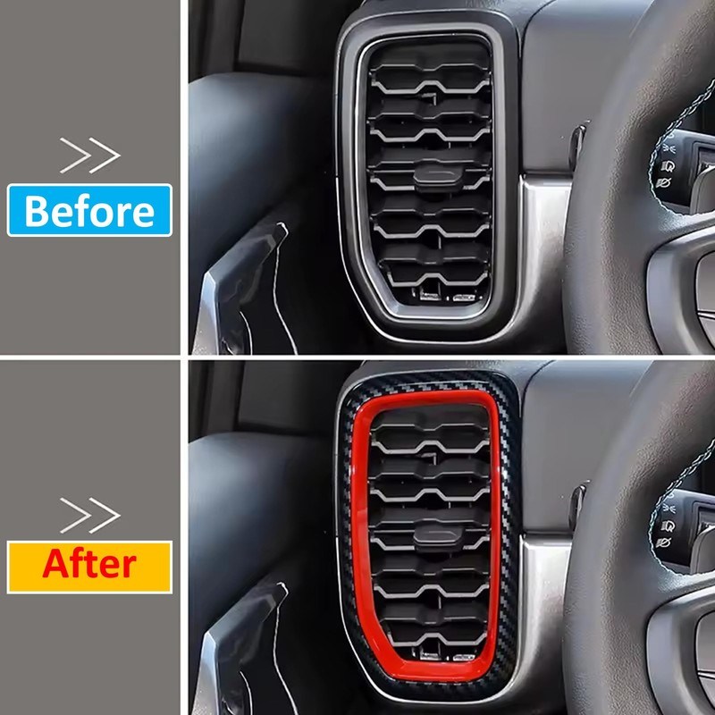 ushilife Front Side Air Condition Vent Outlet Cover Trims, Right/Left
