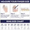 Bandmax Gemstone Signet Rings for Men, Stainless Steel Sovereign Ring