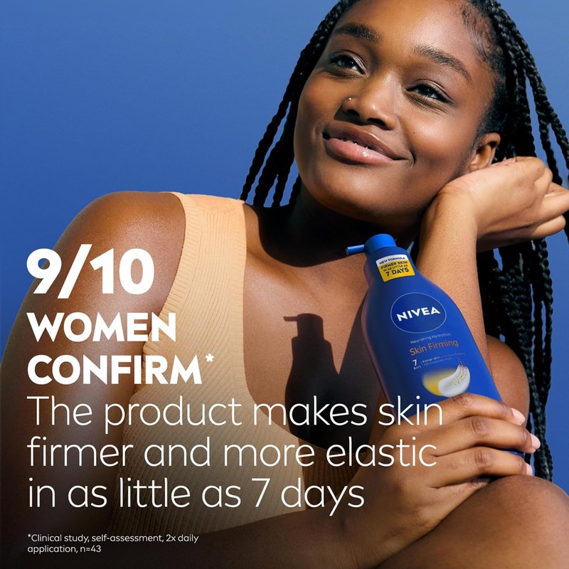 Nivea Nourishing Skin Firming Body Lotion, 16.9 Fluid Ounce
