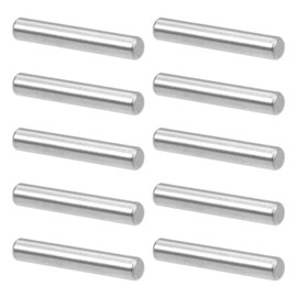Dowel Pins 304 Stainless Steel Pegs Support Shelf Silver Tone Pack of 10 (M4*25mm)