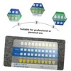 Healeved 3sets Tooth Shade Cards for Supplies Pvc Contrast Chart