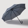 JAJU [JAJU] Crossbody UV 3-Fold Umbrella_Blue Stripe