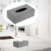 BTSKY Linen Household Office Rectangular Tissue Paper Holder Tissue Box