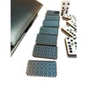 Domino Plata Profesional + CUBILETE Liso + Dados DE Poker