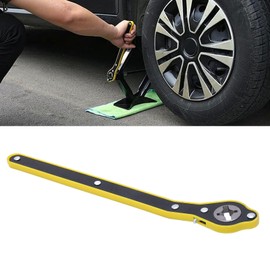 Labour-saving jack ratchet wrench, ratchet wrench, scissor jack with universal handle, trolley jack and lug key, tyre repair key, jack wrench for repairing