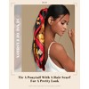 AWAYTR 35” Satin Head Scarf for Women Like Silk Scarf