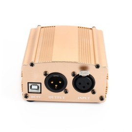 BIUDECO 5v Condenser Mic USB Dc Broadcast Power Supply Isolated Tech Noise Filter Soft-Start Balanced Voltage