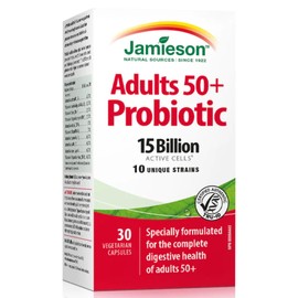 Jamieson Probiotic Adult 50+, 15 Billion, 30 Capsules