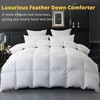 ELNIDO QUEEN® Feather Comforter Filled with Feather & Down -