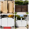 Self Closing Gate Hinge and Latch Kit for Wooden/Vinyl Fence