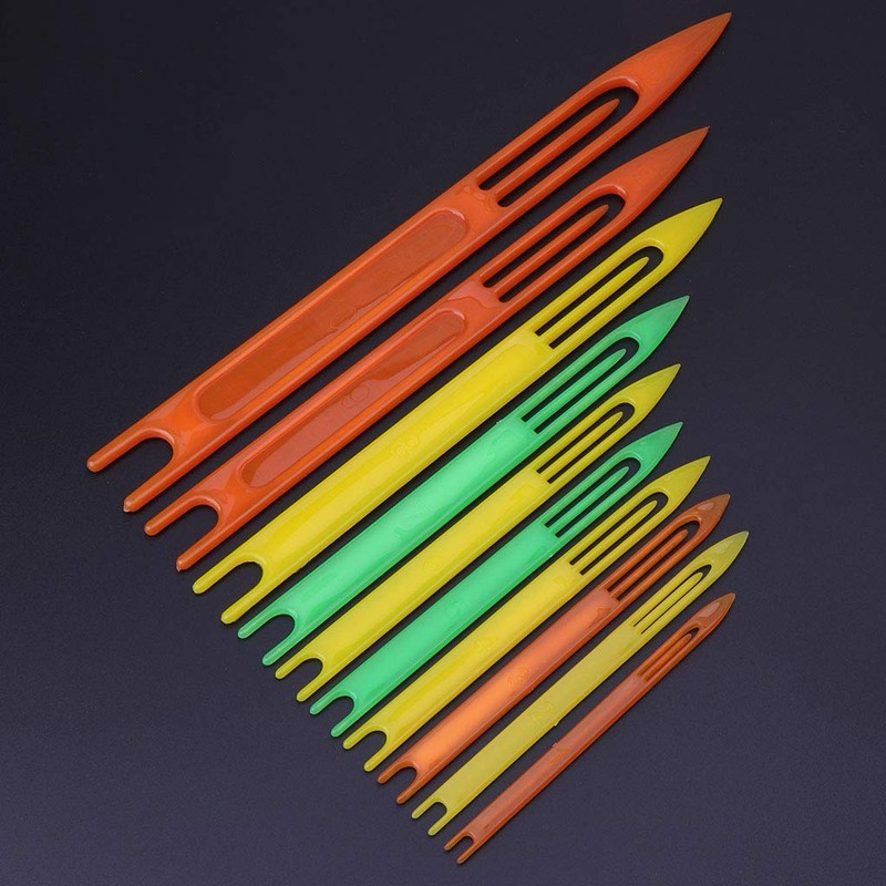 CADANIA 10 Pieces Fishing Netting Needle Repair Net Line Plastic