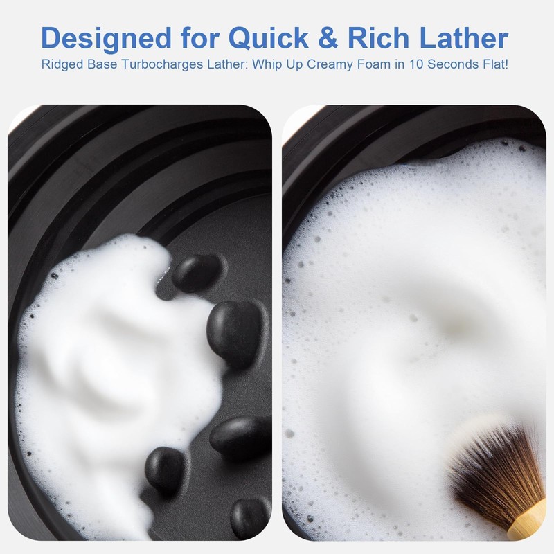 Foldable Shaving Soap Bowl – Portable, Easy-to-Carry Shaving Soap Cup