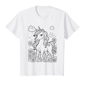 Kids DIY Unicorn Stencil Kit for Kids Design Color Your Own Gift T-Shirt