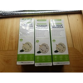 Naturesours Lot Of 3 Naturesours Drops- 100% Organic Soursop Extract 60ML Exp 12/2026