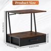 Alyoen Alyoen Printer Stand for Desk with Storage Drawer, 3