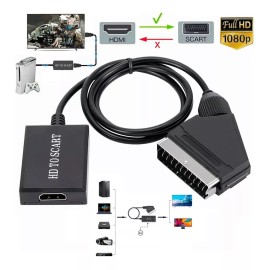 GOMITA Adaptador De Vídeo Hd Hdmi A Scart Cable De Transferencia
