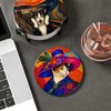 Cat Lover Gift Coasters Set of 6 with Holder -