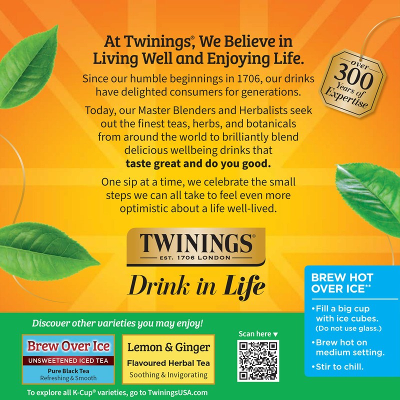 Twinings Green Tea K-Cup Pods for Keurig, 24 Count (Pack