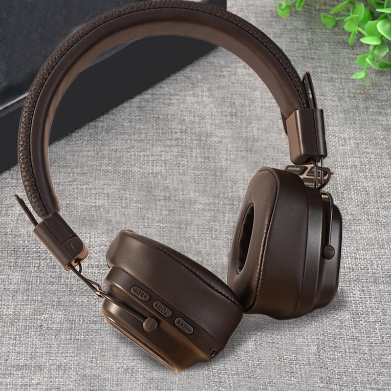 Headphones Wireless | Head-Mounted Headset,Vintage Heavy Bass Headphones for Women