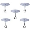 HCTCPALS 5-Pack Heavy Duty Adhesive Ceiling Hooks – No Drill,
