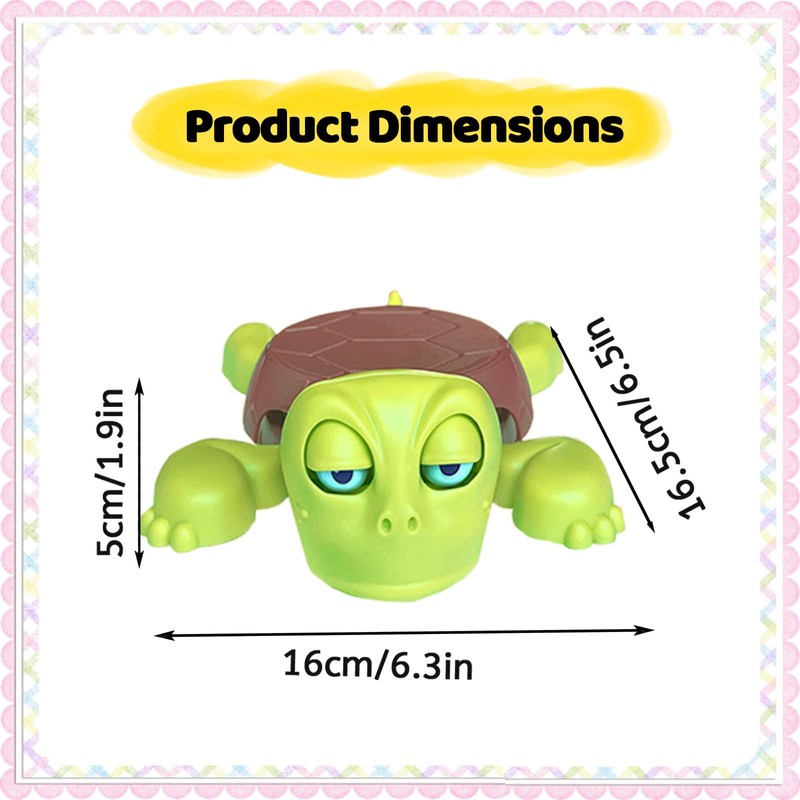 LUMOOM Funny Turtle Coaster, 3D Printed Drink Holder, Funny Anti-Stress