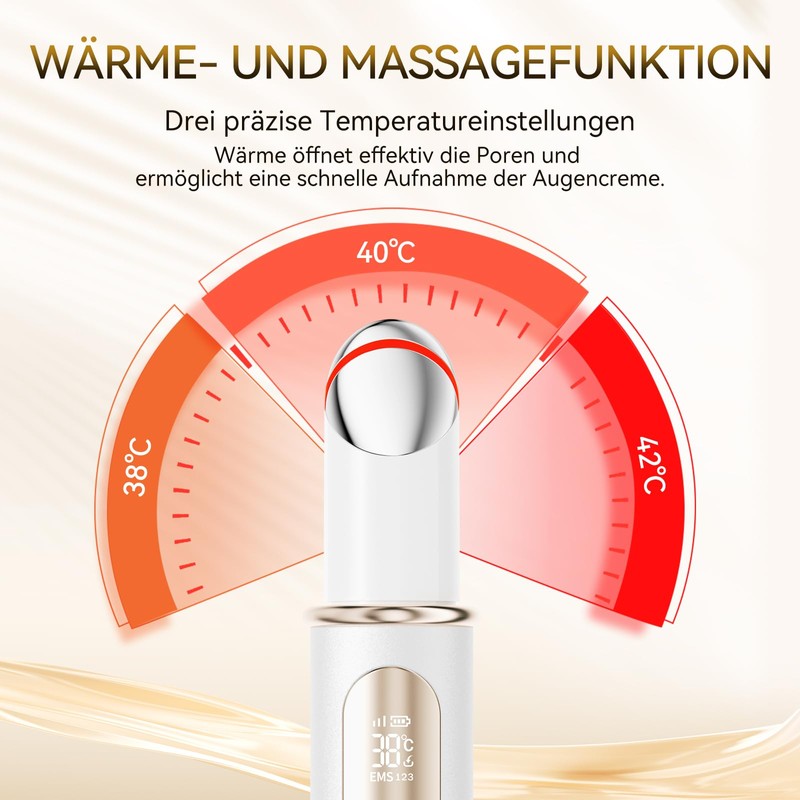 Face Massager, ANLAN Eye Massager 3 Types EMS Gua Sha
