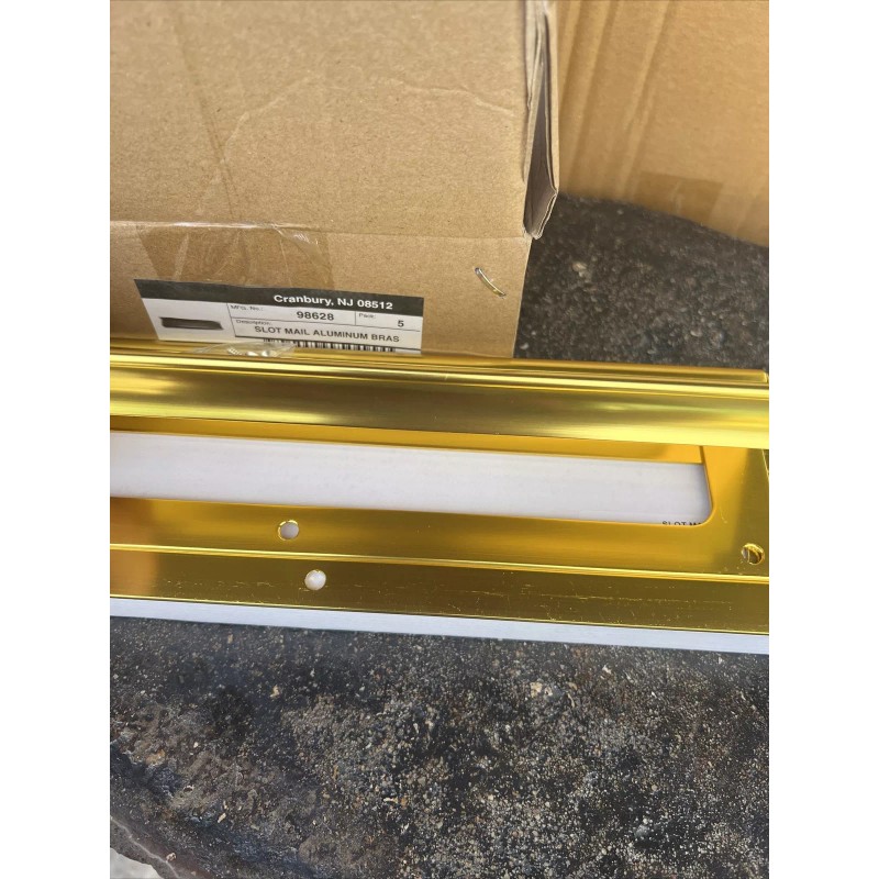 Ultra Hardware Slot Mail Aluminum Brass Finish