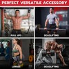 AQF Weight Lifting Hooks Straps, Non-Slip Rubber Coating Grips 8mm