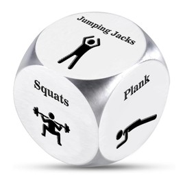Bicfuiot Gym Gifts for Men Workout Fitness Gifts for Gym Rats Women Men Cool Fitness Lovers Stocking Stuffers Funny Exercise Gift Equipment Home Workout Accessories Gear Decision Dice