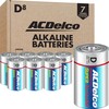 ACDelco 8-Count D Batteries, Maximum Power Super Alkaline Battery for