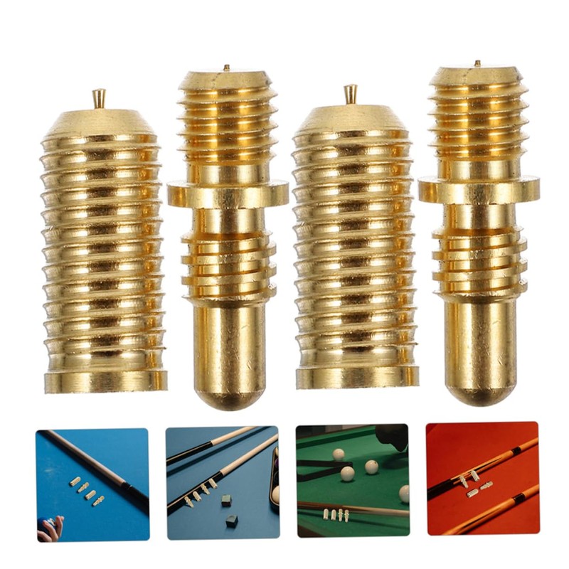 CORHAD Pool Cue Repair Parts 4 Pack Billiard Cue End