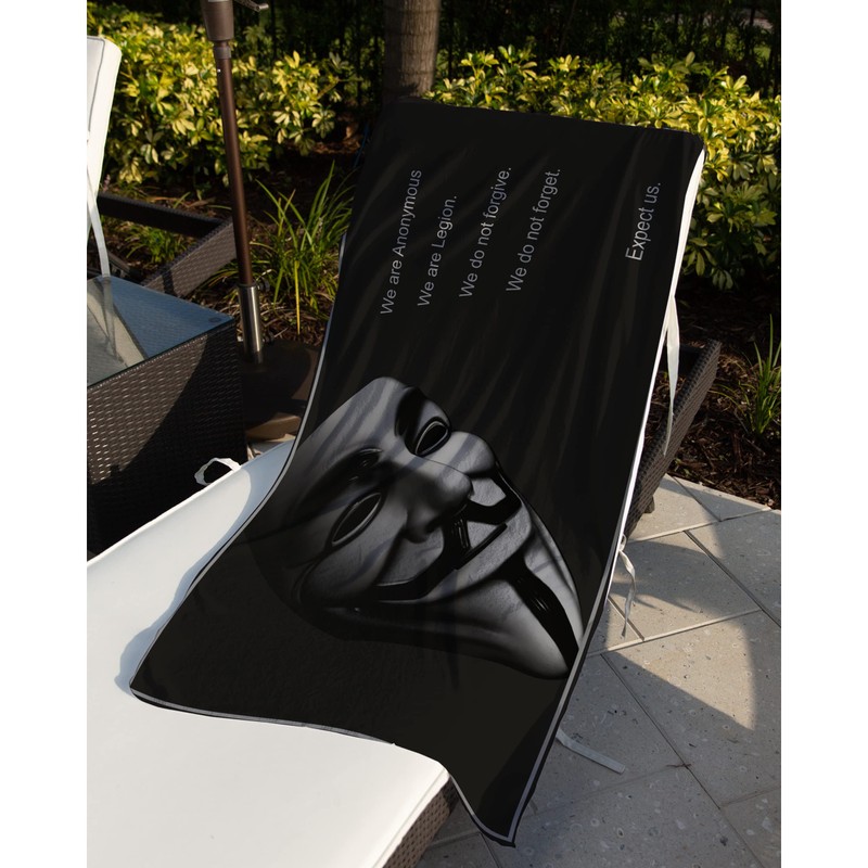 Toalla de playa rectangular (30 x 60 pulgadas) de gran
