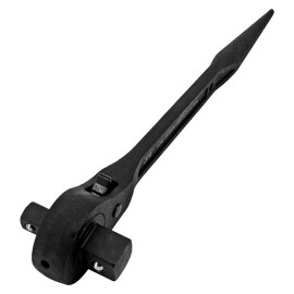 CALHAWK PRO 3/4" x 1/2" Dual head Spud Ratchet Wrench For aligning Bolts Heavy Duty