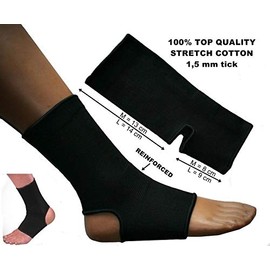 mmasport Kick Boxing Bandage Ankle Brace Unisex Adult, L (43-45)