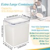 Vtopmart 9.5L 2 Pack Extra Large Flour Sugar Storage Containers