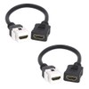 VCE 2-Pack HDMI Keystone Jack, Female to Female HDMI Pigtail